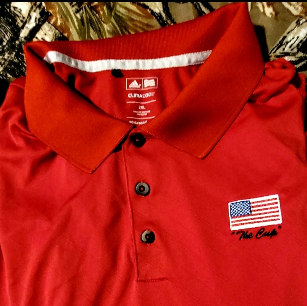 Mens Adidas Climacool golf polo
